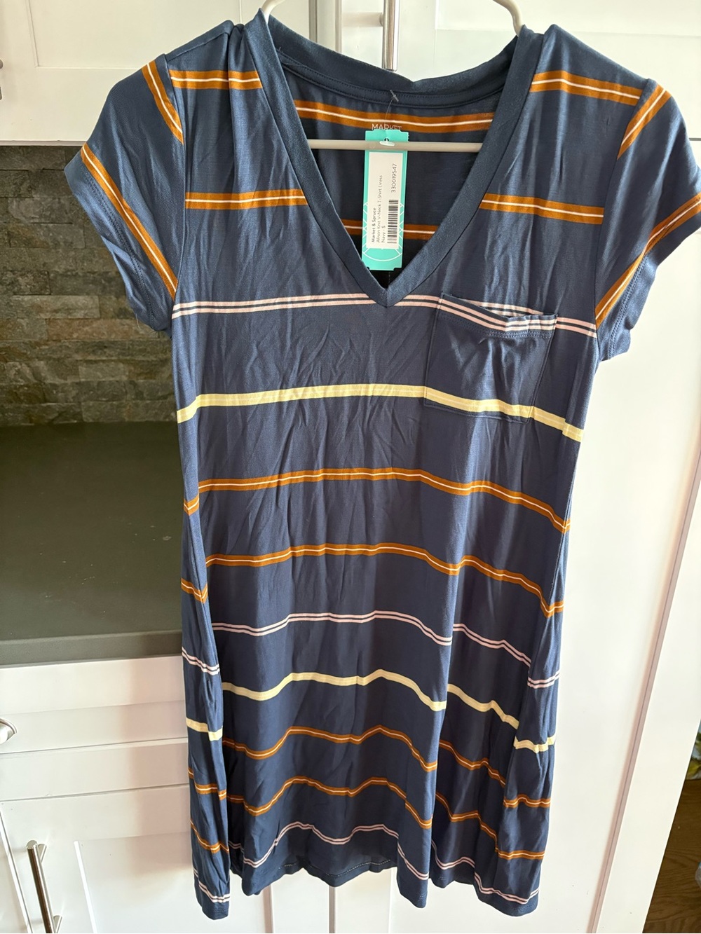 Cute striped t-shirt dress